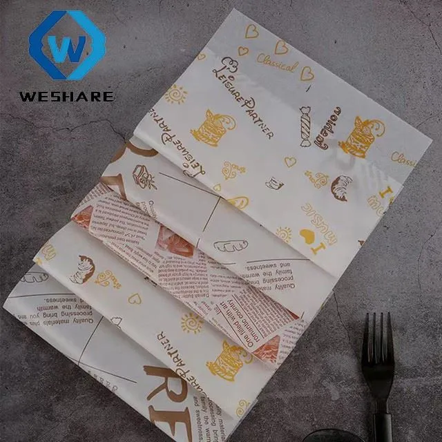 greaseproof wax food paper